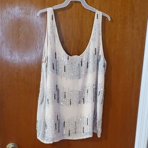 Blush Beaded Tank